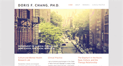 Desktop Screenshot of dorisfchang.com